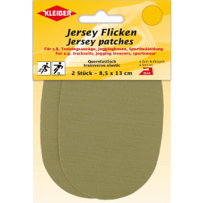 KLEIBER Jersey Flicken  2x8,5x13cm/beige