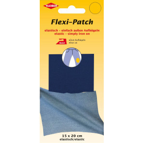 KLEIBER Flexi-Patch zum außen Aufbügeln 15x20cm/blau