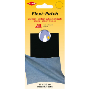 KLEIBER Flexi-Patch zum außen Aufbügeln 15x20cm/schwarz