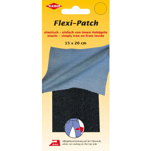 KLEIBER Flexi-Patch innen Anbügeln 15x20cm/jeansdklblau