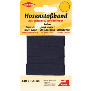 KLEIBER Hosenstoßband  1,5x130cm/dunkelblau
