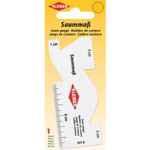 KLEIBER Saummaß 10cmx4cm/weiß