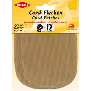 KLEIBER Cord-Flecken 2x13,5cmx10cm/beige