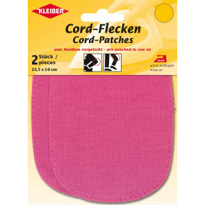 KLEIBER Cord-Flecken 2x13,5cmx10cm/pink