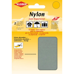 KLEIBER Nylon-Flicken 2x10cmx12cm/grau