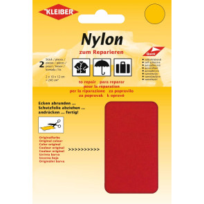 KLEIBER Nylon-Flicken 2x10cmx12cm/hellrot