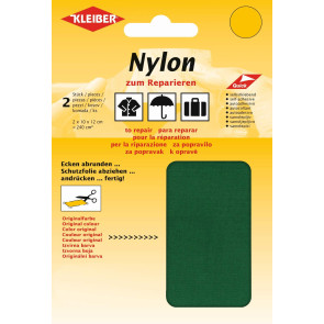 KLEIBER Nylon-Flicken 2x10cmx12cm/grün