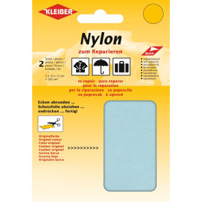 KLEIBER Nylon-Flicken 2x10cmx12cm/eisblau