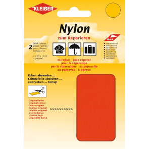 KLEIBER Nylon-Flicken 2x10cmx12cm/neonorange