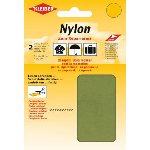 KLEIBER Nylon-Flicken 2x10cmx12cm/blattgrün