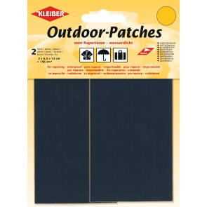 KLEIBER Outdoor-Patches 2x6,5cmx12cm/dunkelblau