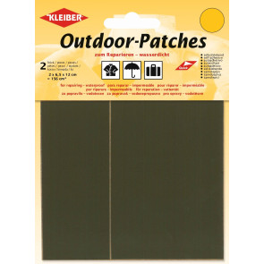 KLEIBER Outdoor-Patches 2x6,5cmx12cm/oliv