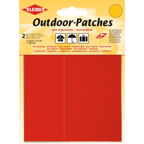 KLEIBER Outdoor-Patches 2x6,5cmx12cm/rot