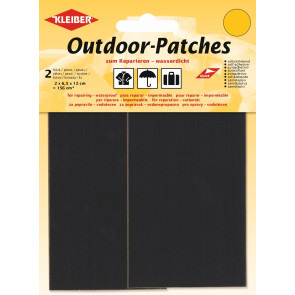 KLEIBER Outdoor-Patches 2x6,5cmx12cm/anthrazit