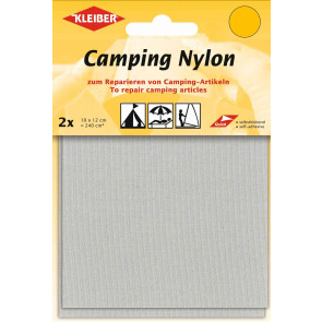 KLEIBER Camping-Nylon 2x10cmx12cm/hellgrau