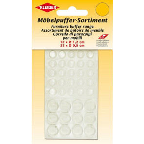 KLEIBER Möbelpuffer-Sortiment /transparent