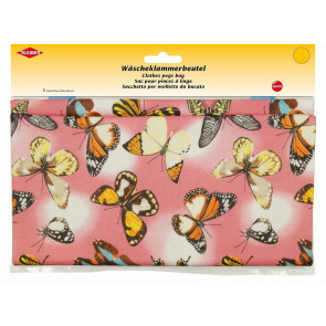KLEIBER Wäscheklammerbeutel 27,5cmx29cm/Schmetterlinge