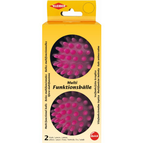KLEIBER Multifunktionsbälle 2Stk./Øca.7cm/bordeaux