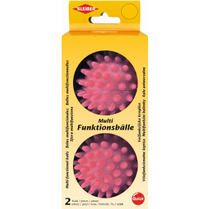 KLEIBER Multifunktionsbälle 2Stk./Øca.7cm/pink