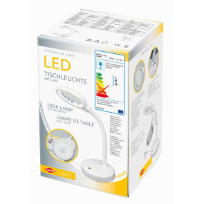 KLEIBER LED Mini Stand-Leuchte weiß
