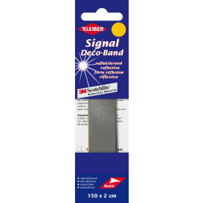 KLEIBER Signal-Deco-Band 3M 150cmx2cm/silber