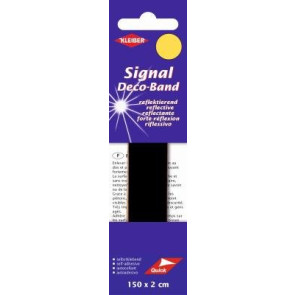 KLEIBER Signal-Deco-Band 150cmx2cm/schwarz