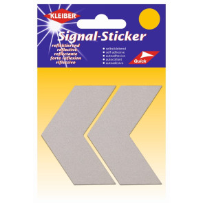 KLEIBER Signal-Sticker Pfeile  2x5,3cmx7,0cm/silber
