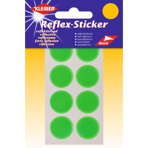KLEIBER Reflex-Sticker Punkte grün