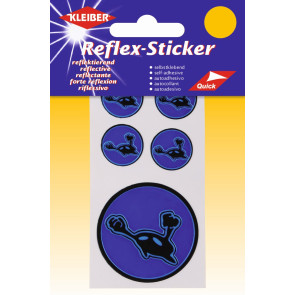 KLEIBER Reflex-Sticker Alien blau