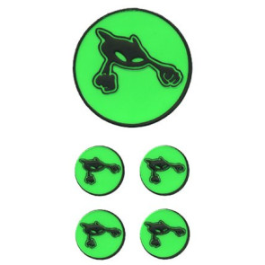 KLEIBER Reflex-Sticker Alien grün