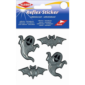 KLEIBER Reflex-Sticker Fledermaus,Gespenst/silber