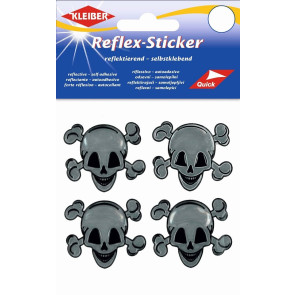 KLEIBER Reflex-Sticker 4xØ5cm/silber