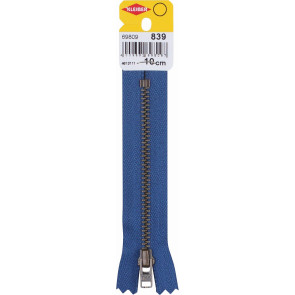 KLEIBER Reißverschluss, Metallschiene 10cmx5mm/jeansblau