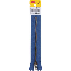 KLEIBER Reißverschluss, Metallschiene 12cmx5mm/jeansblau