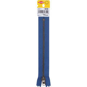 KLEIBER Reißverschluss, Metallschiene 14cmx5mm/jeansblau