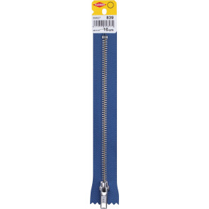 KLEIBER Reißverschluss, Metallschiene 18cmx6mm/jeansblau