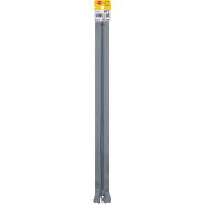 KLEIBER Reißverschluss, Spiralschiene Kst. 30cmx4mm/grau