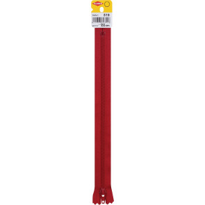 KLEIBER Reißverschluss, Spiralschiene Kst. 22cmx4mm/dklrot