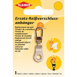 KLEIBER Ersatz-Reißverschlussanhänger silber1