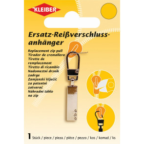 KLEIBER Ersatz-Reißverschlussanhänger silber2