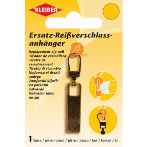 KLEIBER Ersatz-Reißverschlussanhänger kupfer