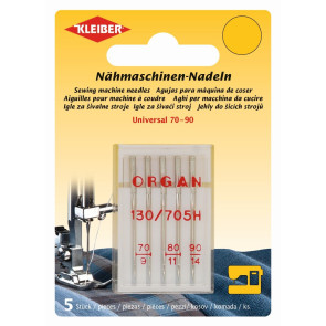 KLEIBER ORGAN Nähmaschinen-Nadeln Universal/5Stk./70-90
