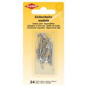KLEIBER Sicherheitsnadeln 24Stück/silber