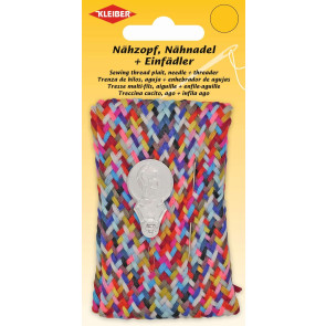 KLEIBER Nähzopf m. Nadel und Einfädler 48Str.x60cm/24Farben