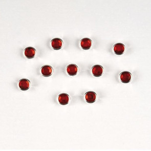 KLEIBER Ziernieten Punkte Ø6mm/rot
