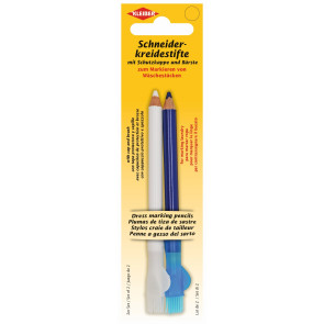 KLEIBER Schneiderkreidestift 2Stk./9cm/weiß,blau