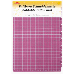 KLEIBER Faltbare Schneidematte 60x45cm/pink