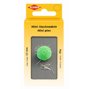KLEIBER Mini-Stecknadeln 25gr/13mm/silber