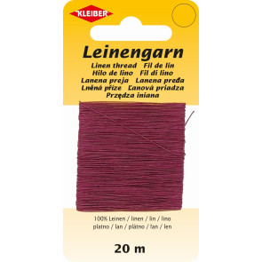 KLEIBER Leinengarn 20m/bordeaux