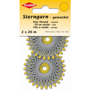 KLEIBER Sterngarn 2x20m/grau